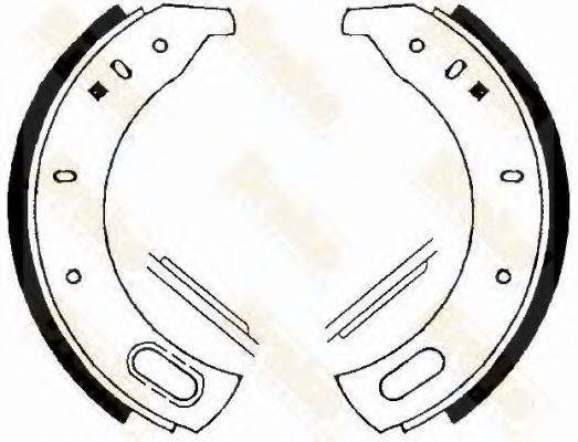 BRAKE ENGINEERING SH2107 Комплект гальмівних колодок