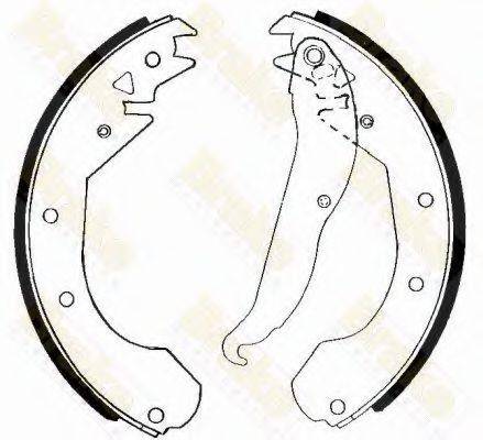 BRAKE ENGINEERING SH2211 Комплект гальмівних колодок