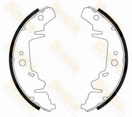 BRAKE ENGINEERING SH2527 Комплект гальмівних колодок