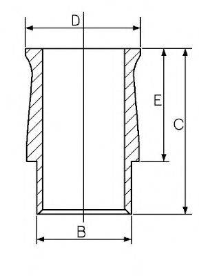 GOETZE ENGINE 1563240000 Гільза циліндра