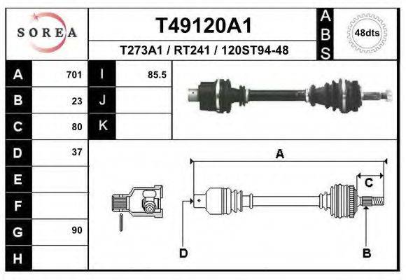 EAI T49120A1 Приводний вал