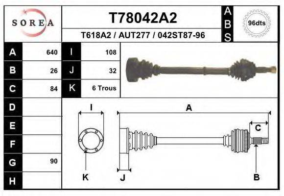 EAI T78042A2 Приводний вал