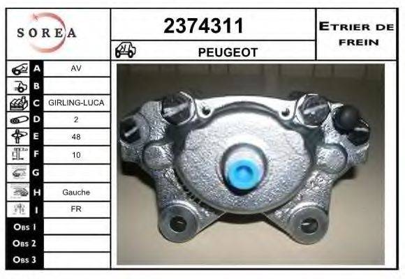 EAI 2374311 Гальмівний супорт