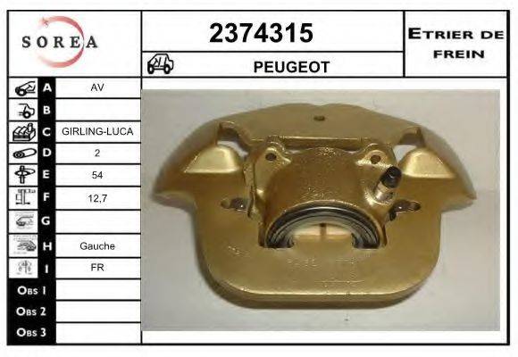 EAI 2374315 Гальмівний супорт