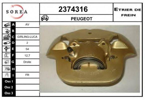 EAI 2374316 Гальмівний супорт