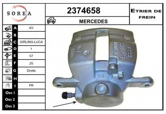 EAI 2374658 Гальмівний супорт