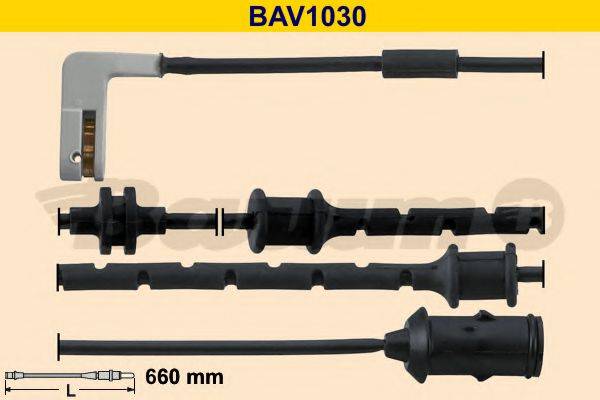 BARUM BAV1030 Сигналізатор, знос гальмівних колодок