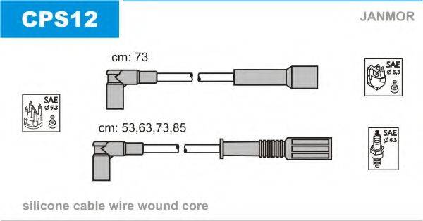JANMOR CPS12 Комплект дротів запалювання