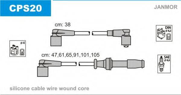 JANMOR CPS20 Комплект дротів запалювання