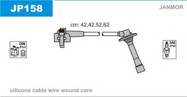 JANMOR JP158 Комплект дротів запалювання