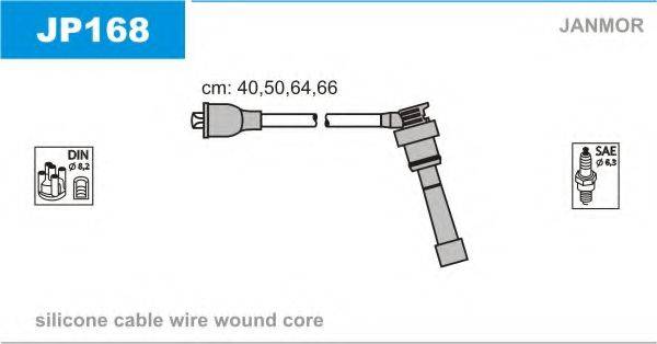 JANMOR JP168 Комплект дротів запалювання