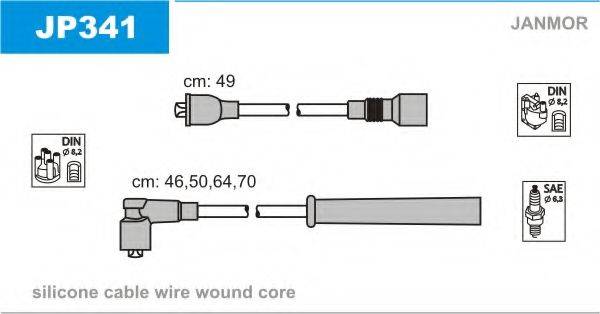 JANMOR JP341 Комплект дротів запалювання