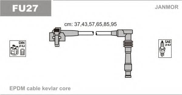 JANMOR FU27 Комплект дротів запалювання