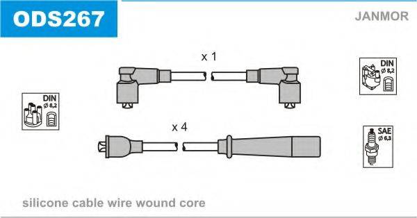 JANMOR ODS267 Комплект дротів запалювання