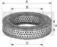 MANN-FILTER C1522 Повітряний фільтр