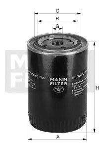 MANN-FILTER W9231 Масляний фільтр