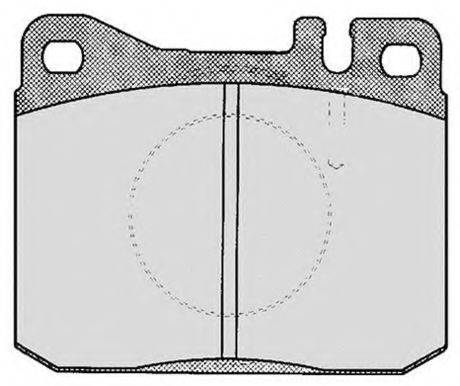 RAICAM RA01480 Комплект гальмівних колодок, дискове гальмо