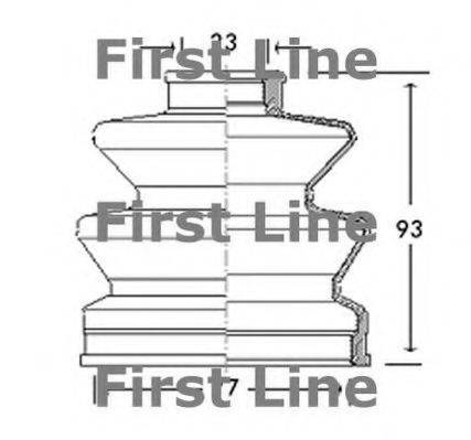 FIRST LINE FCB2659 Пильовик, приводний вал