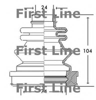 FIRST LINE FCB2765 Пильовик, приводний вал