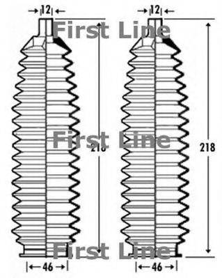 FIRST LINE FSG3347 Пильовик, рульове управління