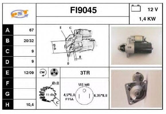 SNRA FI9045 Стартер