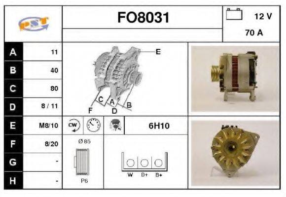 SNRA FO8031 Генератор