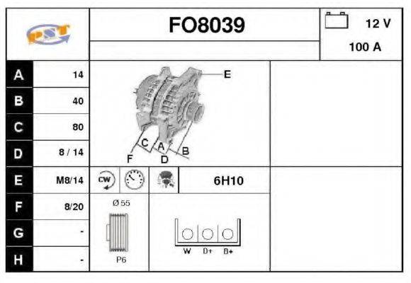 SNRA FO8039 Генератор