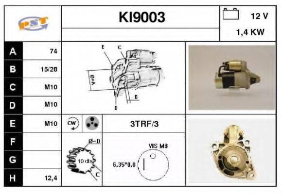 SNRA KI9003 Стартер