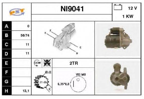 SNRA NI9041 Стартер