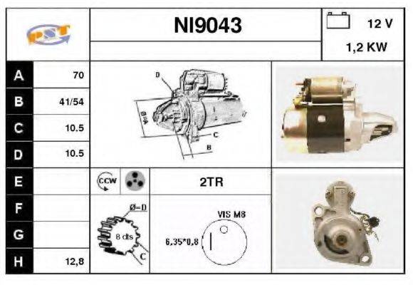 SNRA NI9043 Стартер