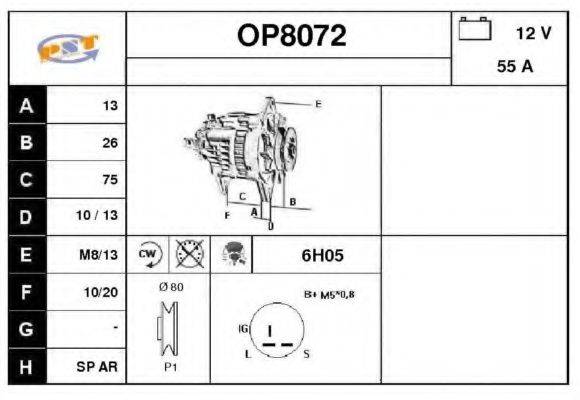 SNRA OP8072 Генератор