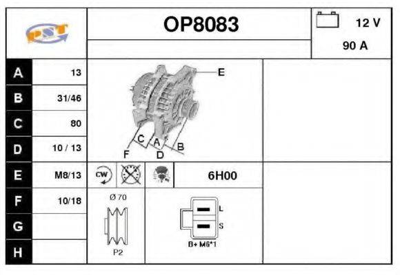 SNRA OP8083 Генератор