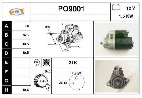 SNRA PO9001 Стартер