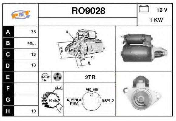 SNRA RO9028 Стартер