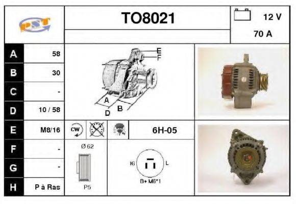 SNRA TO8021 Генератор