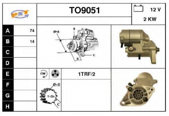 SNRA TO9051 Стартер