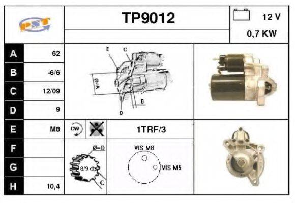 SNRA TP9012 Стартер