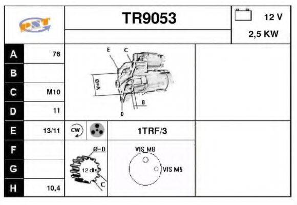 SNRA TR9053 Стартер