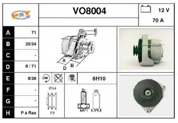 SNRA VO8004 Генератор