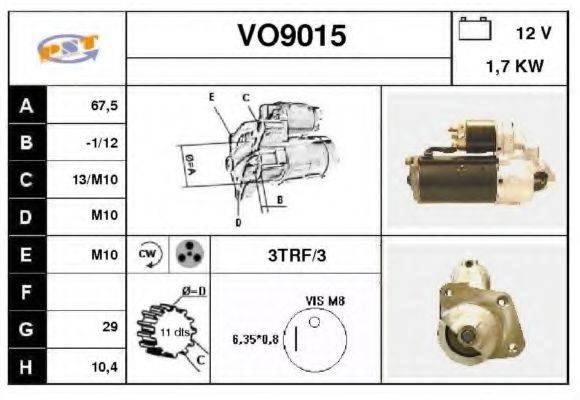 SNRA VO9015 Стартер