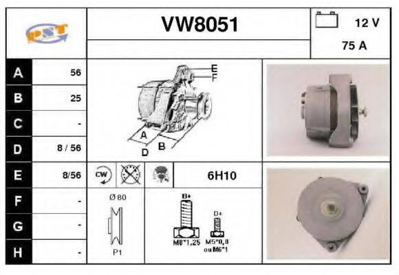 SNRA VW8051 Генератор