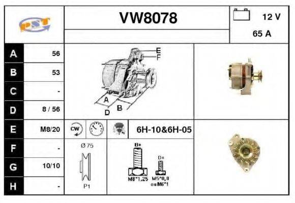 SNRA VW8078 Генератор