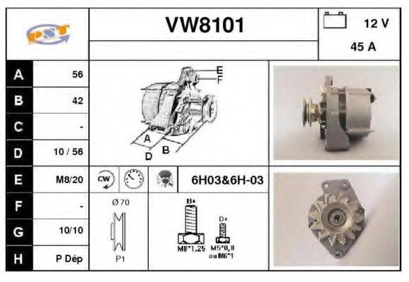 SNRA VW8101 Генератор