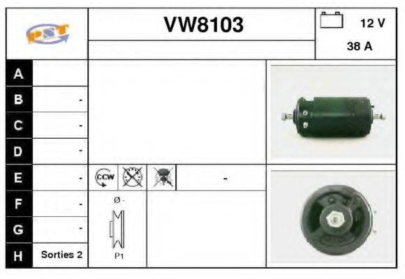 SNRA VW8103 Генератор