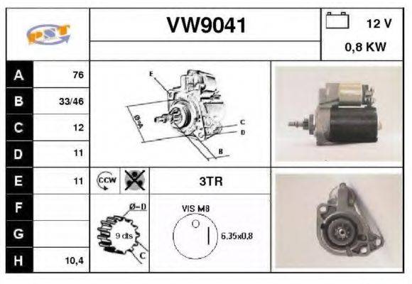 SNRA VW9041 Стартер