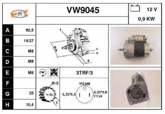 SNRA VW9045 Стартер