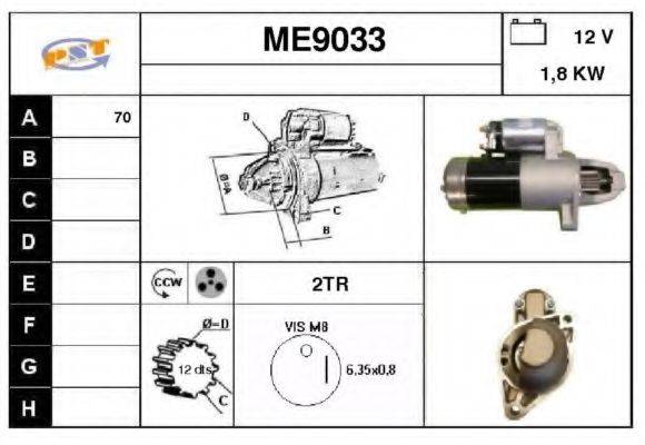 SNRA ME9033 Стартер