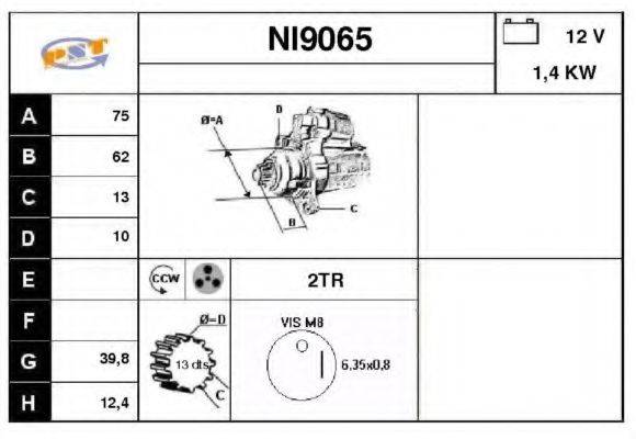 SNRA NI9065 Стартер