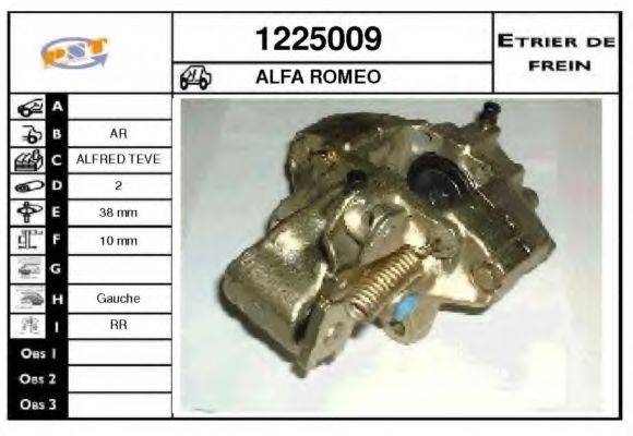 SNRA 1225009 Гальмівний супорт