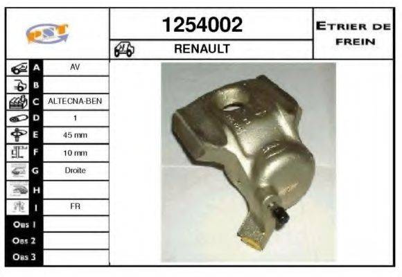 SNRA 1254002 Гальмівний супорт